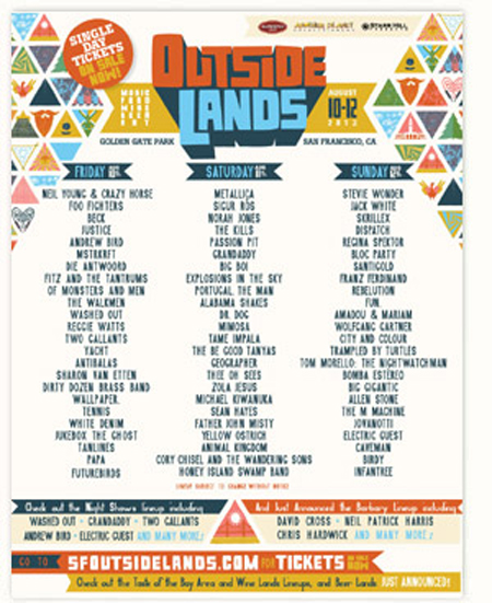 Outside Lands 2012